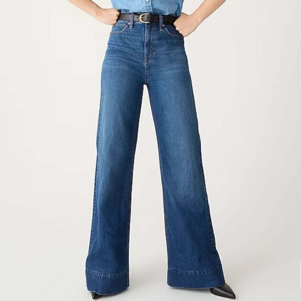 J. Crew Women's Denim Trouser Wesly Wash